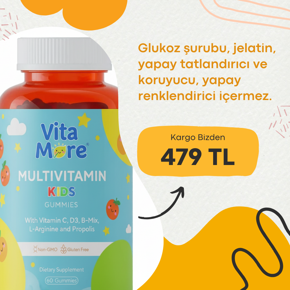 Çocuklar için MultiVitamin Jel.